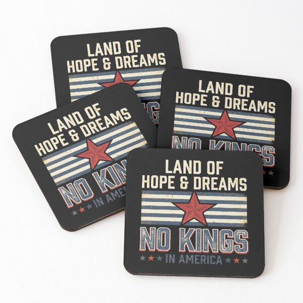 Item preview, No Kings In America Land Of Hope And Dreams Vintage Patriotic designed and sold by FouChan.
