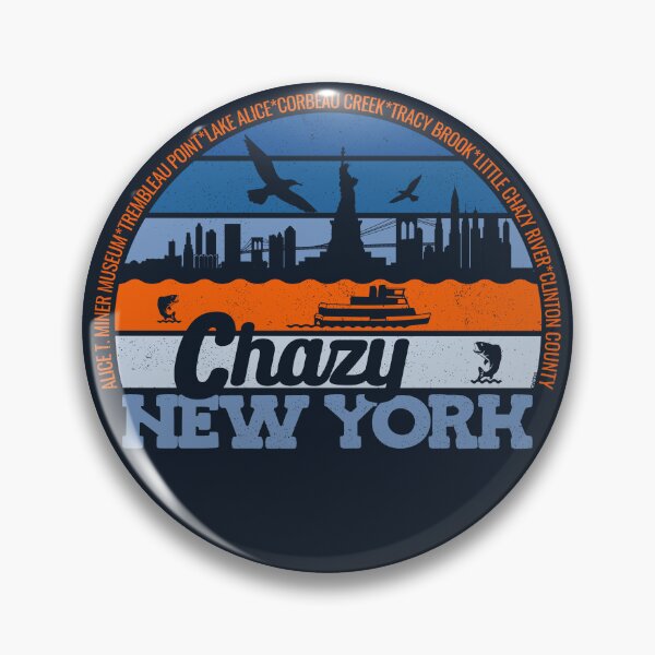 Item preview, Chazy New York Sunset Retro Vintage Local Pride Logo designed and sold by CRHPOD20.