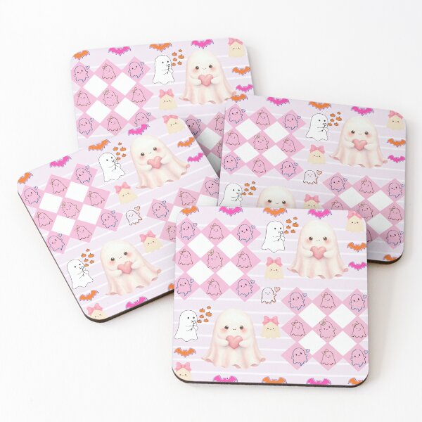 Item preview, Cute Pink Coquette Pastel Ghosts designed and sold by Azurart2.