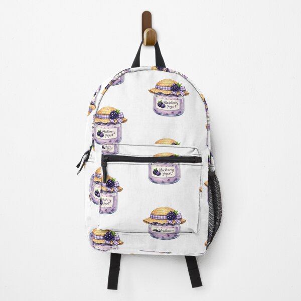 Item preview, Cute Watercolor Blackberry Fruit Yogurt Jar designed and sold by silviaol.