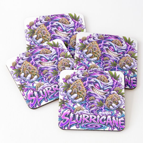 Item preview, Slurricane Purple Cannabis Monster Artwork designed and sold by 91bravo1029.
