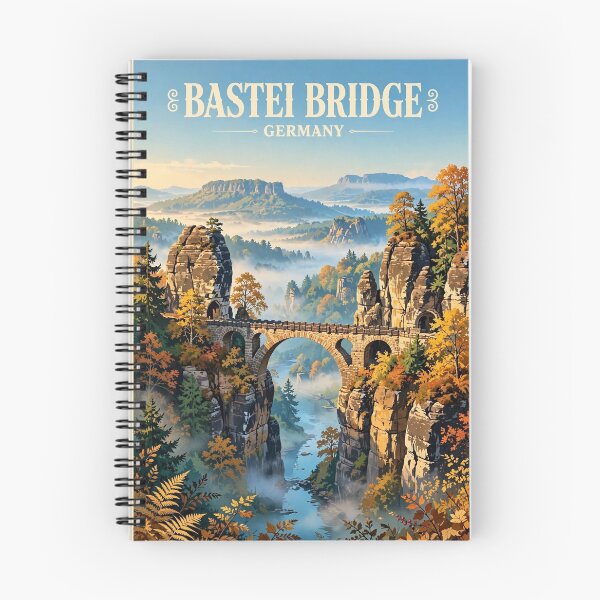 Item preview, Germany — Bastei Bridge — The Floating Stone Path designed and sold by DibujandoPorfa.