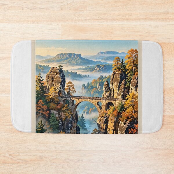 Item preview, Germany — Bastei Bridge — The Floating Stone Path designed and sold by DibujandoPorfa.