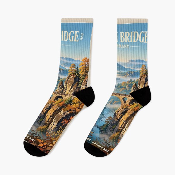 Item preview, Germany — Bastei Bridge — The Floating Stone Path designed and sold by DibujandoPorfa.