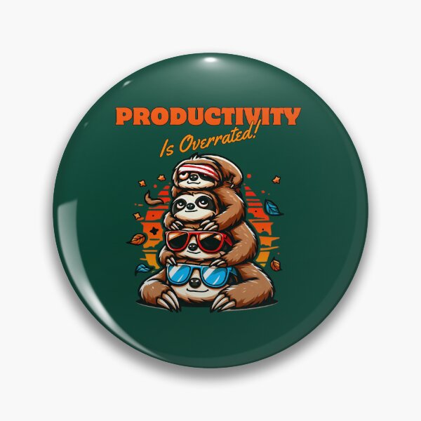 Item preview, Productivity is Overrated - Sloth Stack Active  designed and sold by Streetsignsani.