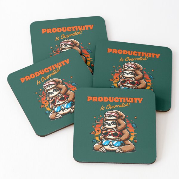 Item preview, Productivity is Overrated - Sloth Stack Active  designed and sold by Streetsignsani.