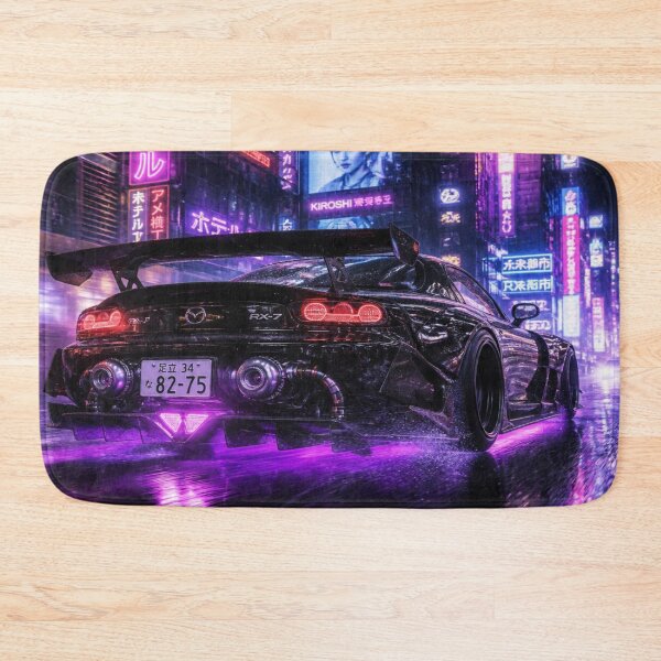 Artikelvorschau, Mazda RX7 Cyberpunk Neo Tokyo entworfen und verkauft von JMAVILA ART.