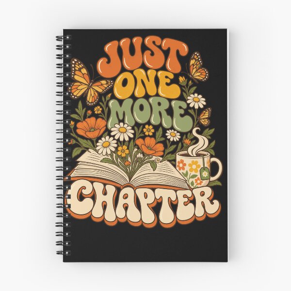 Item preview, Just One More Chapter Retro Floral Book Lover designed and sold by justinhmorton.