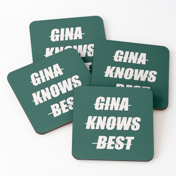 Item preview, GINA KNOWS BEST designed and sold by Streetsignsani.