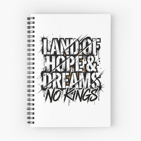 Item preview, Land of Hope and Dreams No Kings Urban Graffiti Typography designed and sold by FouChan.