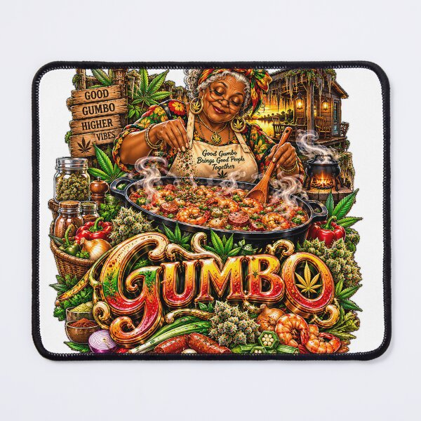 Item preview, Gumbo Cannabis Strain Southern Cooking Artwork designed and sold by 91bravo1029.