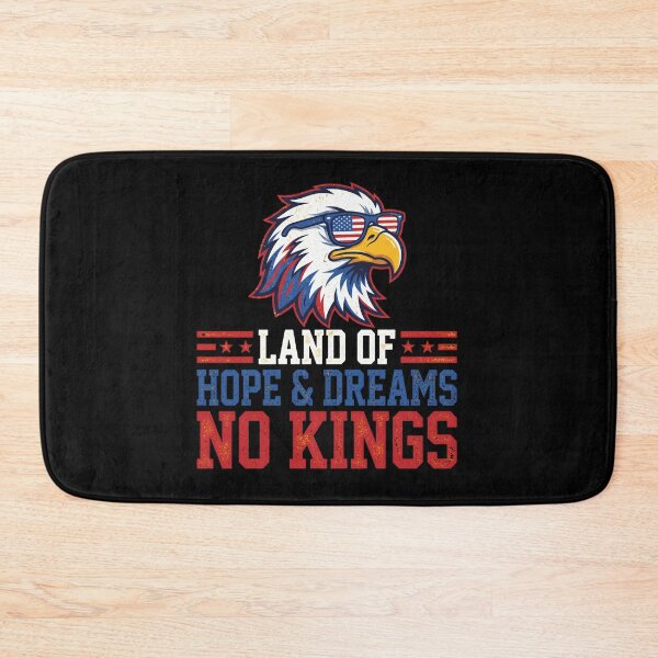 Item preview, Land of Hope and Dreams No Kings Patriotic Eagle Graphic designed and sold by FouChan.