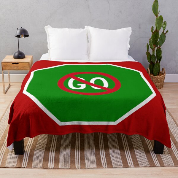 Item preview, Green Don’t Go Stop Sign designed and sold by Karate Octopus.