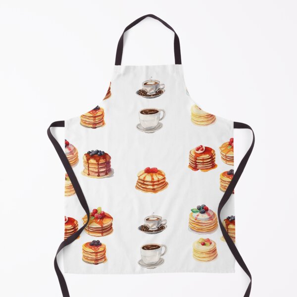 Item preview, Watercolor Fruit Pancakes and Coffee designed and sold by silviaol.