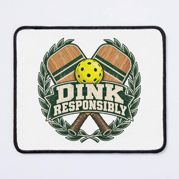 Item preview, Dink Responsibly Funny Pickleball designed and sold by justinhmorton.