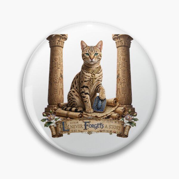 Artikelvorschau, Luxor vergisst niemals eine Geschichte – Die Tempelwächterkatze Bastet entworfen und verkauft von RAX Mirth Studio.