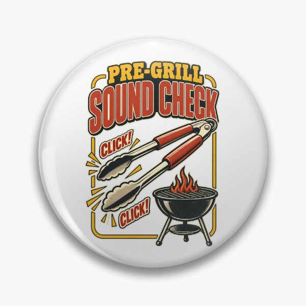 Item preview, Pre-Grill Sound Check — Funny BBQ Tongs designed and sold by Gifts0.