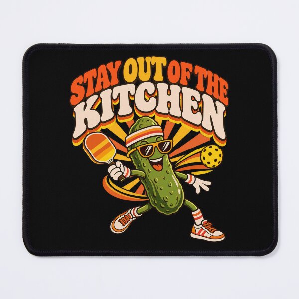 Item preview, Stay Out Of The Kitchen Funny Pickleball Retro designed and sold by justinhmorton.