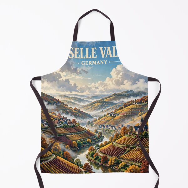 Item preview, Germany — Moselle Valley — Vineyards in the Clouds designed and sold by DibujandoPorfa.