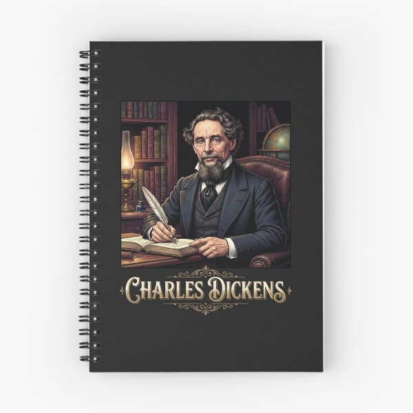 Item preview, Classic Portrait of Author Charles Dickens In Library designed and sold by Owcomm.