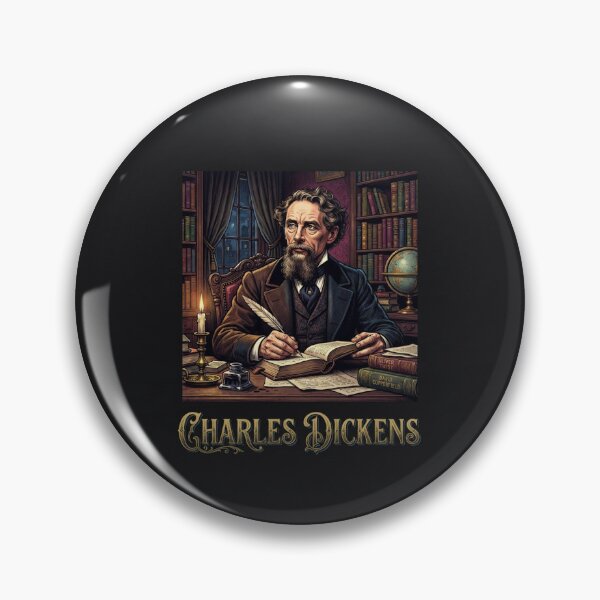 Item preview, Charles Dickens In His Study Novelist Portrait designed and sold by Owcomm.