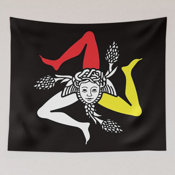 Item preview, Sicilian Flag Trinacria designed and sold by Freshinkshop.