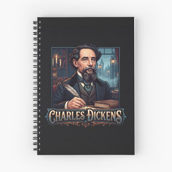 Item preview, Classic Charles Dickens Victorian Author Portrait Artwork designed and sold by Owcomm.