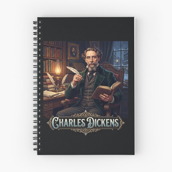 Item preview, Charles Dickens Victorian Study Classic Author Illustration designed and sold by Owcomm.