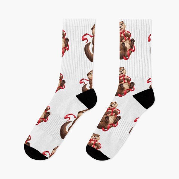 Item preview,  Funny Otter Christmas Gift Thief Cute Holiday Design designed and sold by StyleLap.