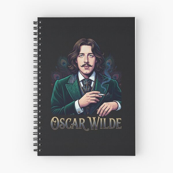 Item preview, Oscar Wilde Portrait Elegant Vintage Aesthetic Illustration designed and sold by Owcomm.