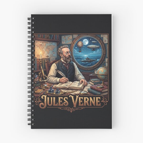 Item preview, Jules Verne Steampunk Vintage Adventure Illustration designed and sold by Owcomm.