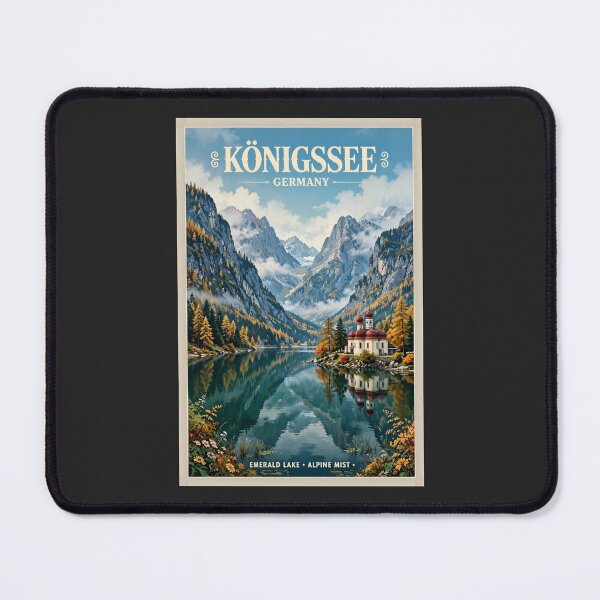Item preview, Germany — Königssee — Emerald Alpine Silence designed and sold by DibujandoPorfa.