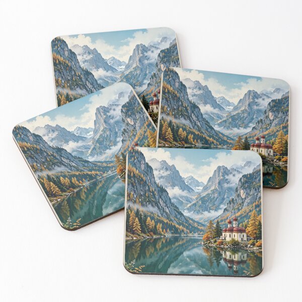 Item preview, Germany — Königssee — Emerald Alpine Silence designed and sold by DibujandoPorfa.