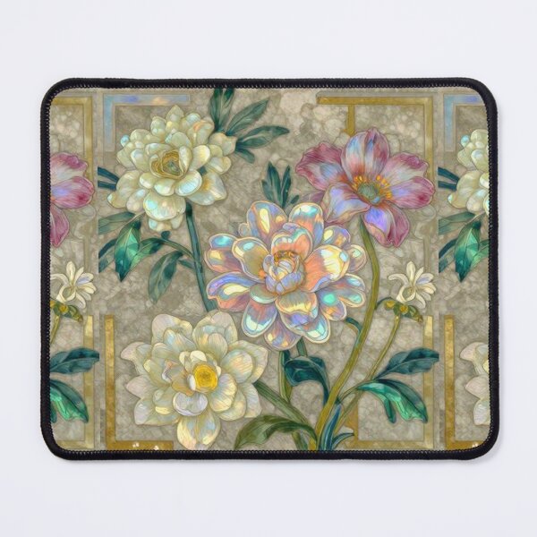 Item preview, Art Deco Floral Pearlescent designed and sold by GraphicAllusion.