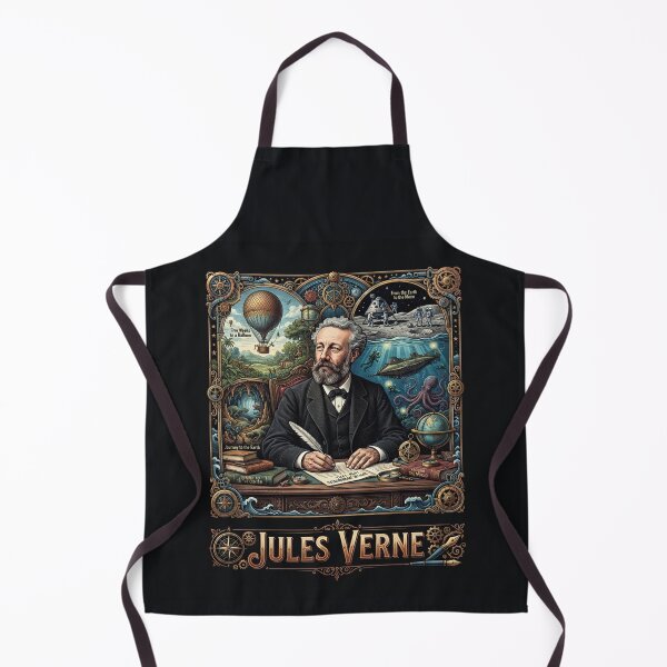 Item preview, Jules Verne Classic Science Fiction Illustration designed and sold by Owcomm.
