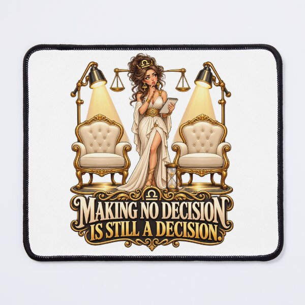 Item preview, Libra — Making No Decision Is Still a Decision designed and sold by HappyDetourS.