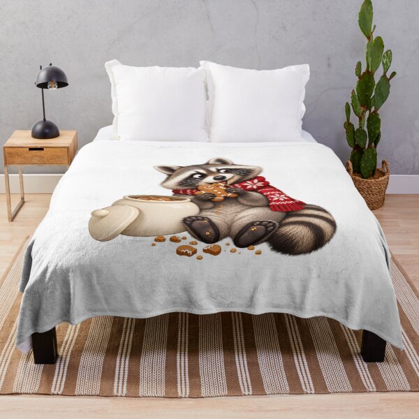 Item preview, Funny Christmas Raccoon Cookie Bandit Holiday Design designed and sold by StyleLap.