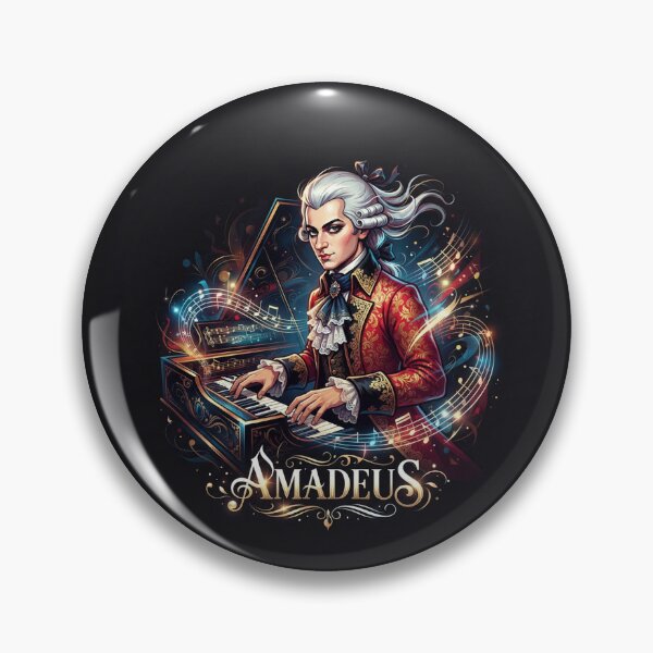Item preview, Wolfgang Amadeus Mozart Classical Pianist Portrait    designed and sold by Owcomm.