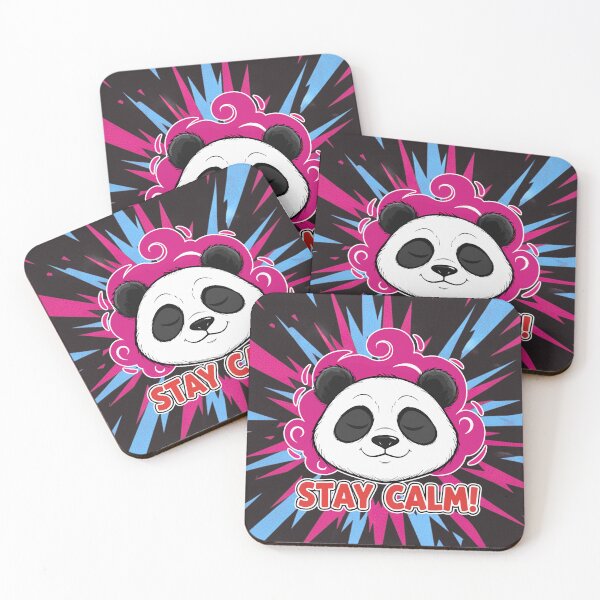 Item preview, Stay Calm Panda Kawaii Zen Cartoon designed and sold by Taridesign.