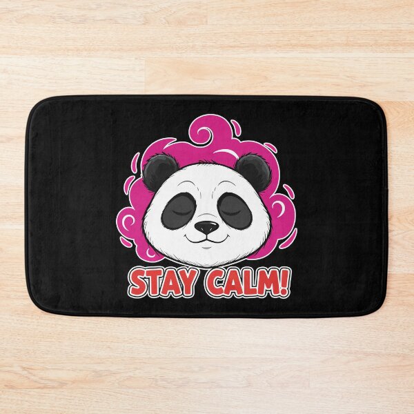 Item preview, Stay Calm Panda Kawaii Zen Cartoon designed and sold by Taridesign.
