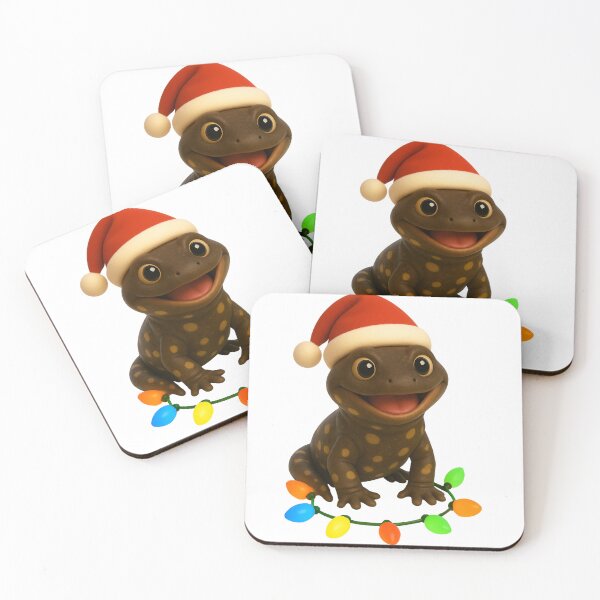 Item preview, Festive Giant Salamander Christmas designed and sold by Sillytoe.