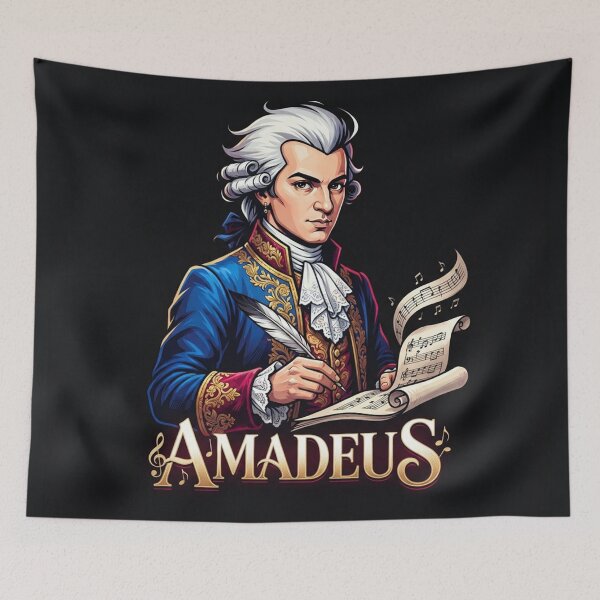 Item preview, Wolfgang Amadeus Mozart Classical Composer Portrait designed and sold by Owcomm.