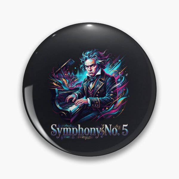 Item preview, Ludwig Van Beethoven Symphony No 5 Portrait designed and sold by Owcomm.