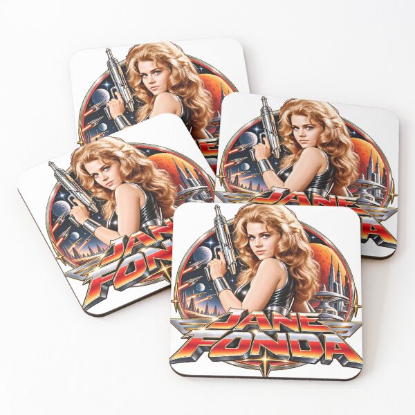 Aperçu de l'œuvre Emblème de Jane Fonda Barbarella créée et vendue par Moviebuff91.