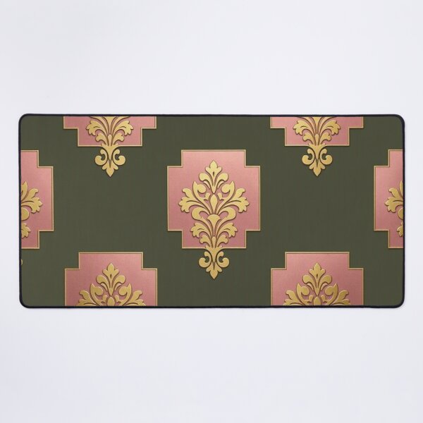 Item preview, Dusk Olive, Pink & Gold Damask designed and sold by DesignsByPrnces.
