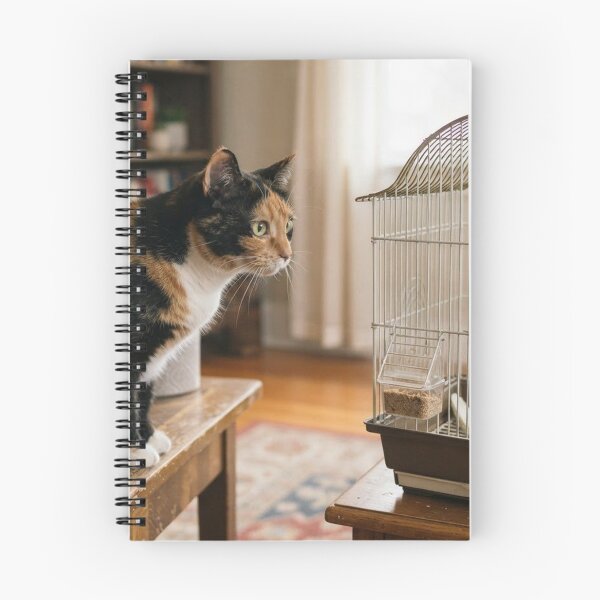 Item preview, Cat staring at bird designed and sold by Stevercortinas.