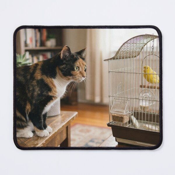 Item preview, Cat staring at bird designed and sold by Stevercortinas.