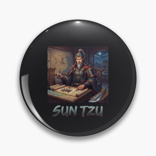 Item preview, Sun Tzu Ancient Chinese Military General Strategy Illustration designed and sold by Owcomm.