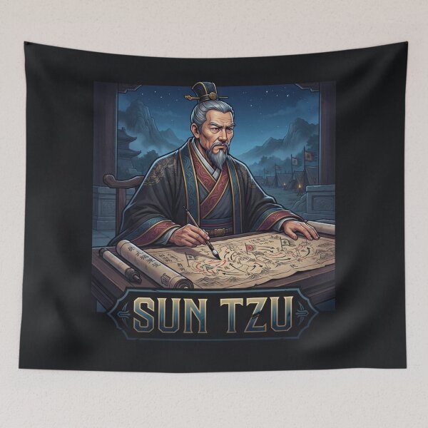 Item preview, Sun Tzu Ancient Chinese Military General Strategy Artwork    designed and sold by Owcomm.