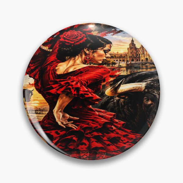 Item preview, Spain Eternal Flamenco Bull Art designed and sold by JMAVILA ART.